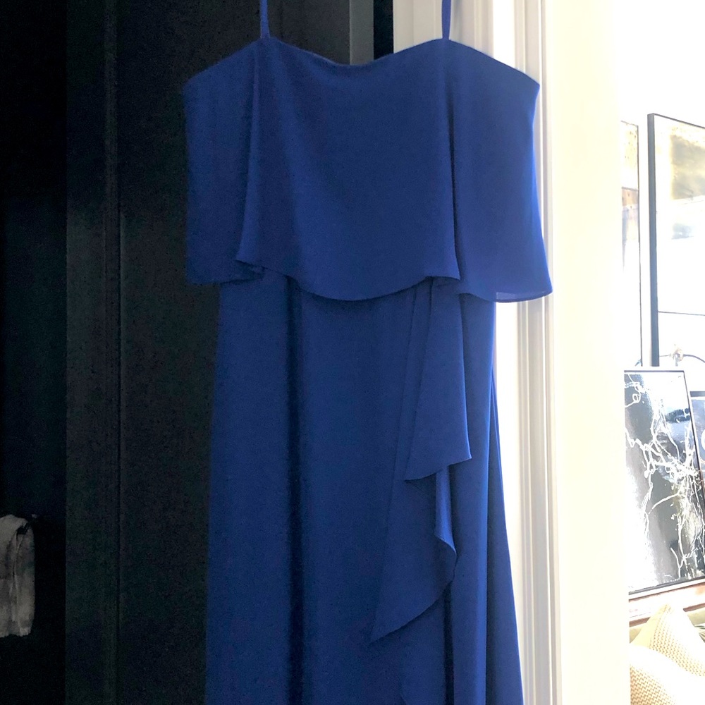 BCBG long blue dress